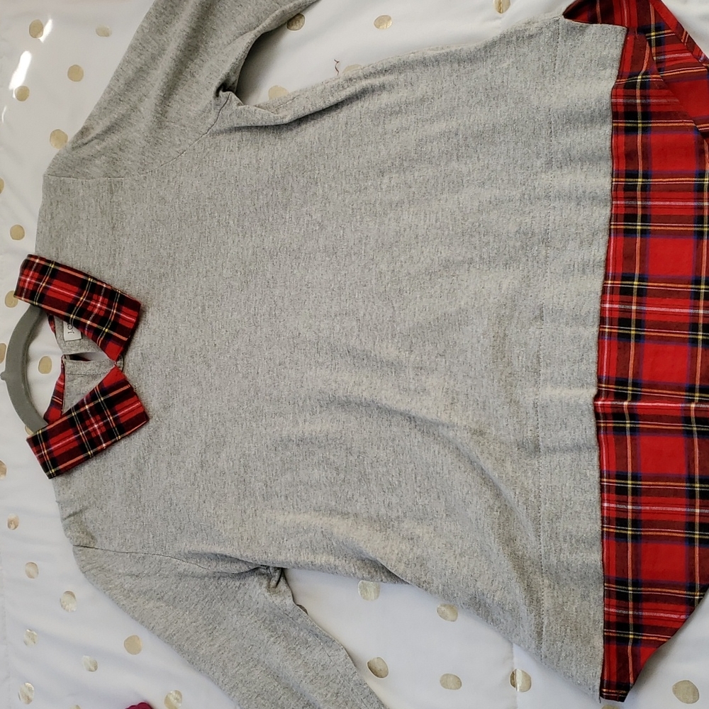 Xmas shirt with matching girls shirt